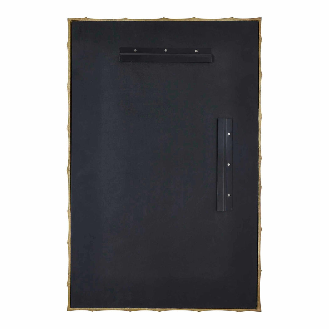 Brass Bamboo Rectangle Mirror
