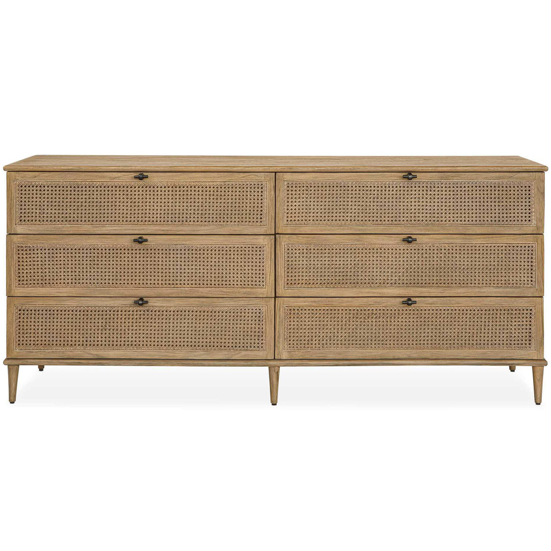 Coast 6 Drawer Rattan Chest of Drawers