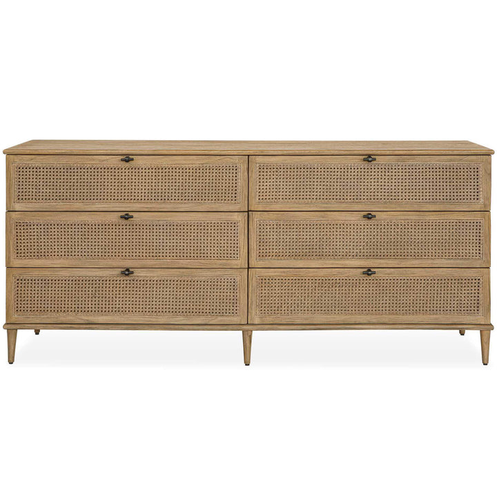 Coast 6 Drawer Rattan Chest of Drawers