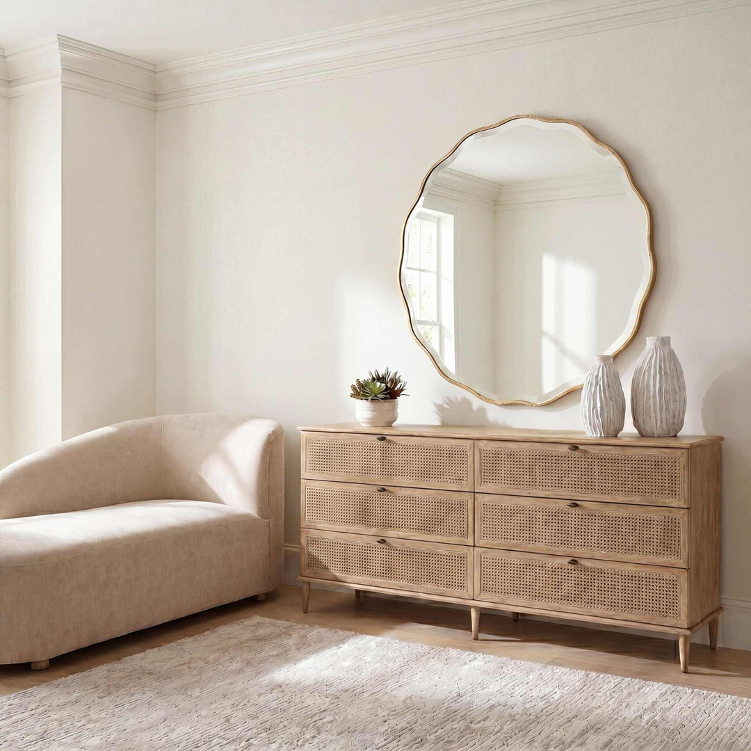 Coast 6 Drawer Rattan Chest of Drawers