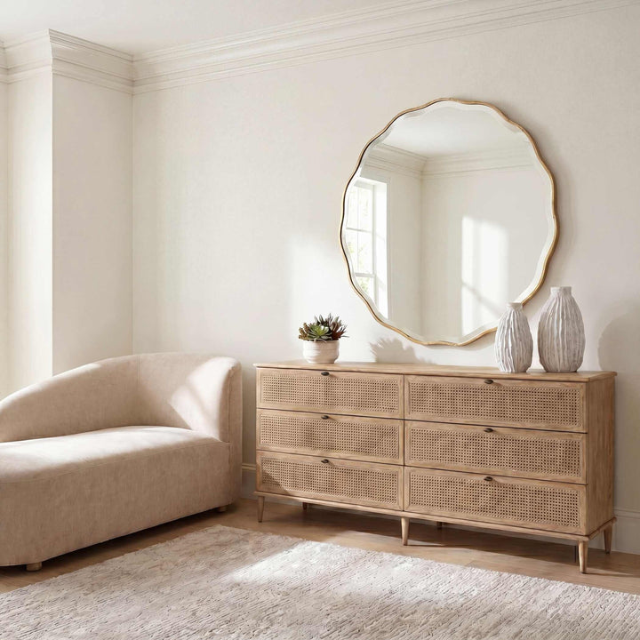 Coast 6 Drawer Rattan Chest of Drawers
