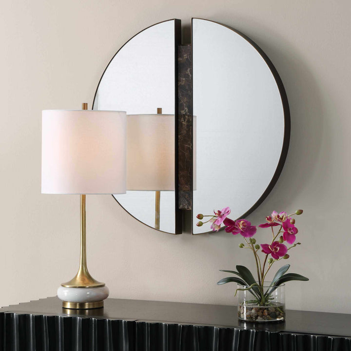 Hanover Divided Round Mirror