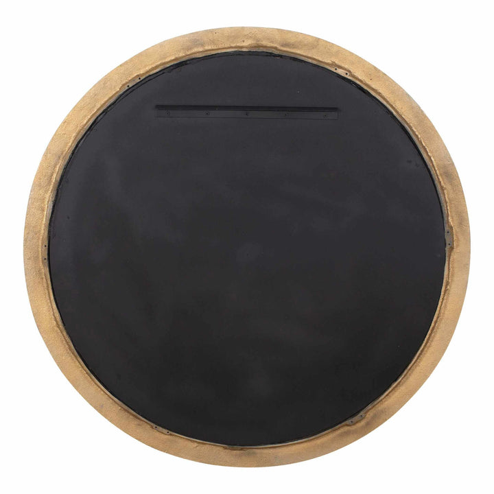 Heart Of Gold Round Mirror