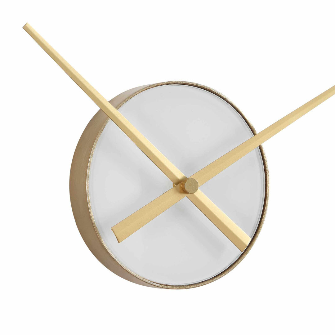 Ivory Halo Minimalist Wall Clock