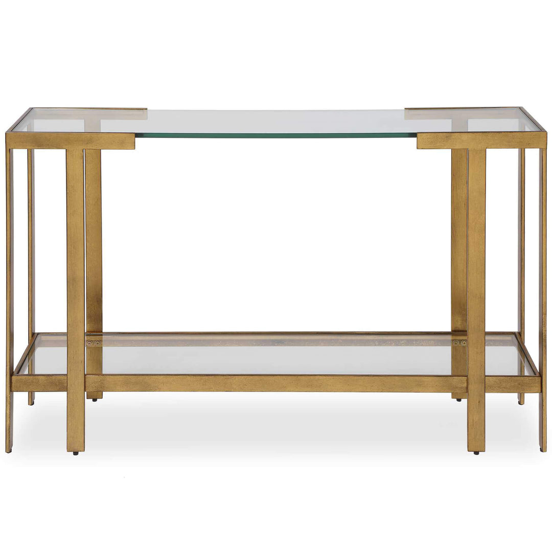Kendrick Glass Console Table