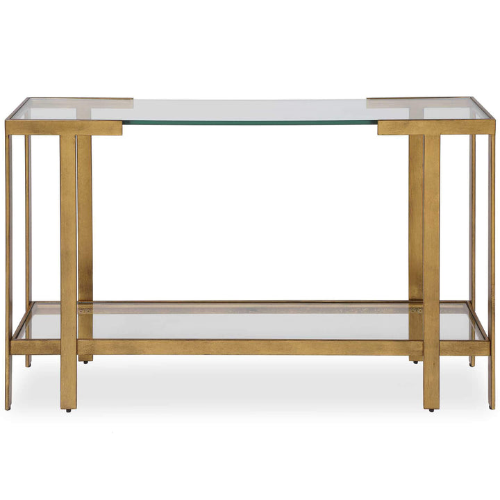 Kendrick Glass Console Table
