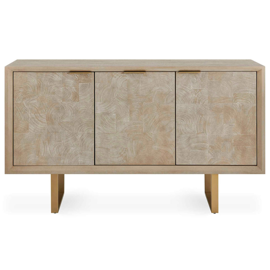 Maeva 3 Door Light Wood Cabinet