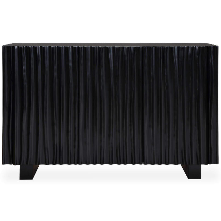 Mercado Black 3 Door Cabinet
