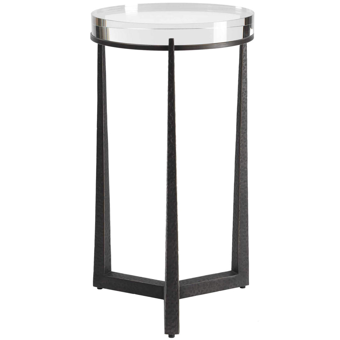 Midas Dark Bronze Round Side Table