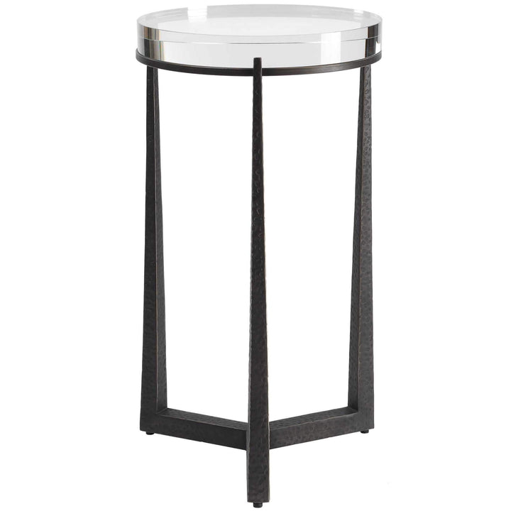 Midas Dark Bronze Round Side Table