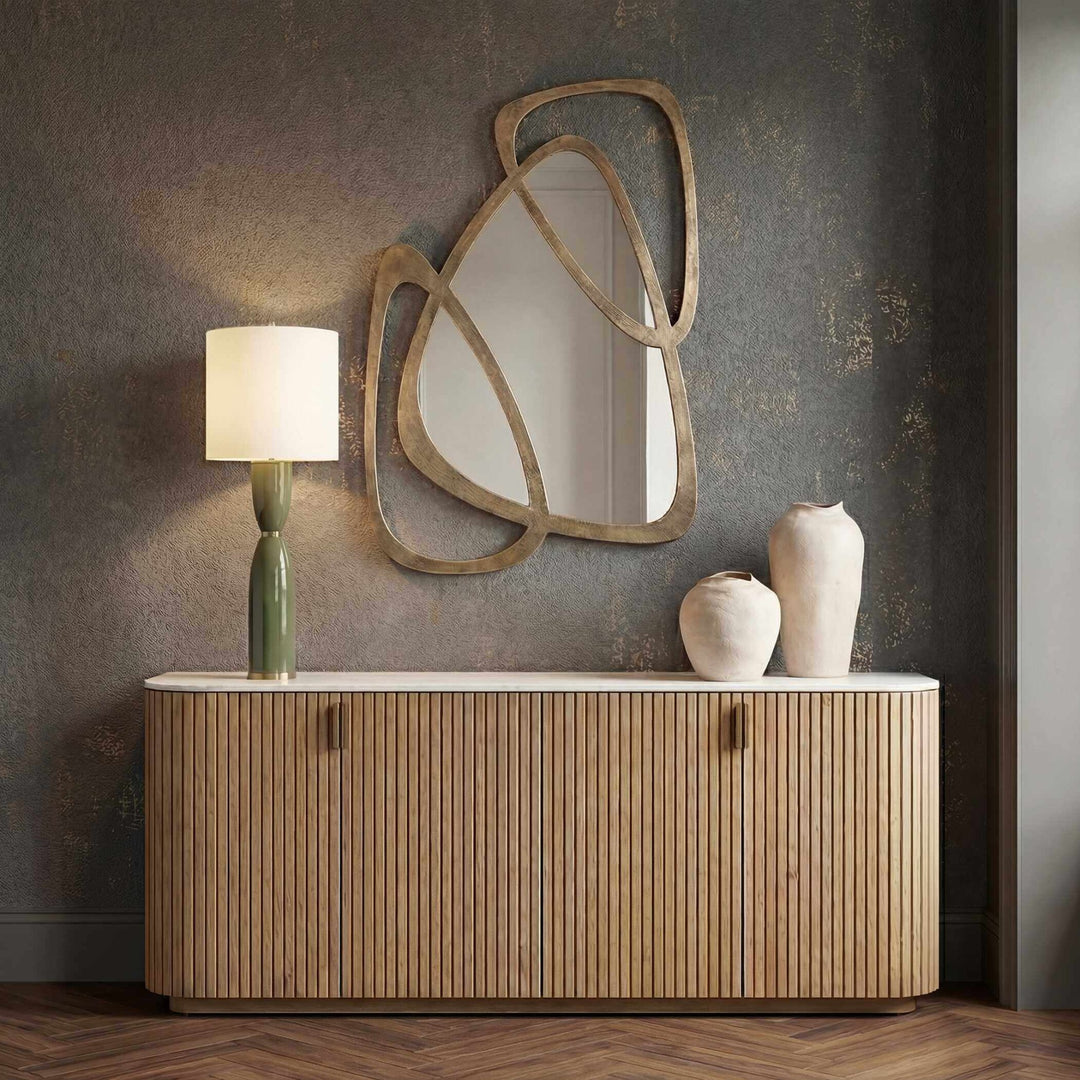 Momentum Gold Mirrored Wall Decor