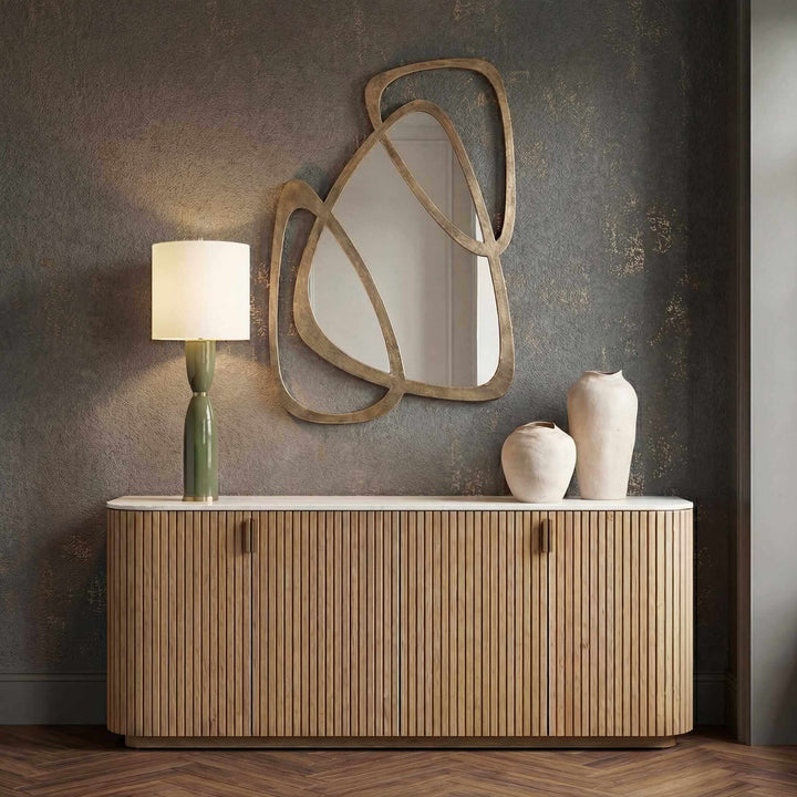 Momentum Gold Mirrored Wall Decor