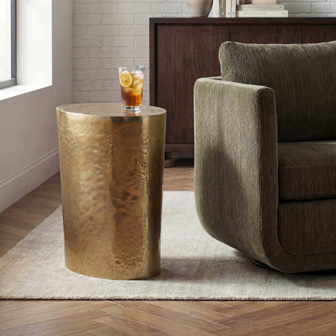 Morroni Brass Side Table
