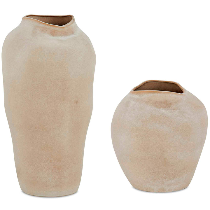 Shadow Play Indoor Outdoor Set of 2 Vases