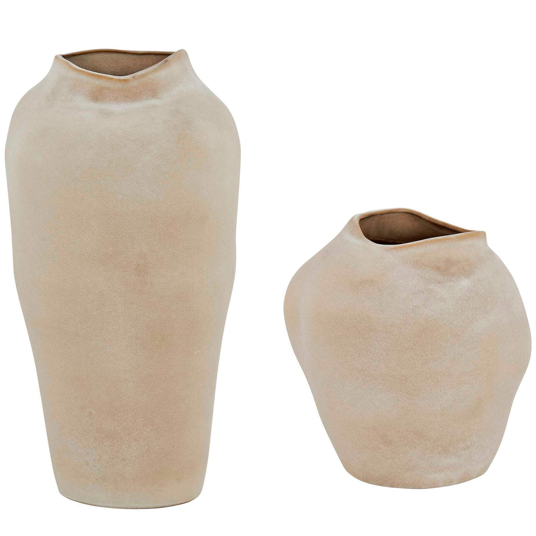 Shadow Play Indoor Outdoor Set of 2 Vases
