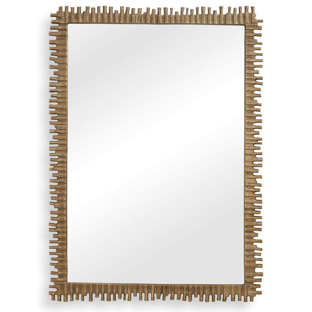 Soto Antique Brass Mirror