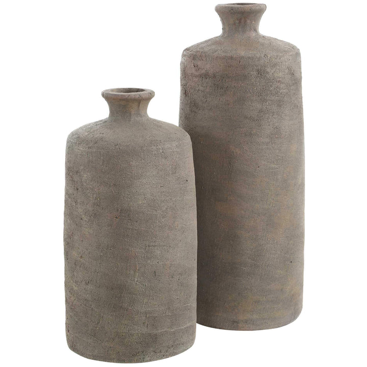 Terrene Clay Set of 2 Vases