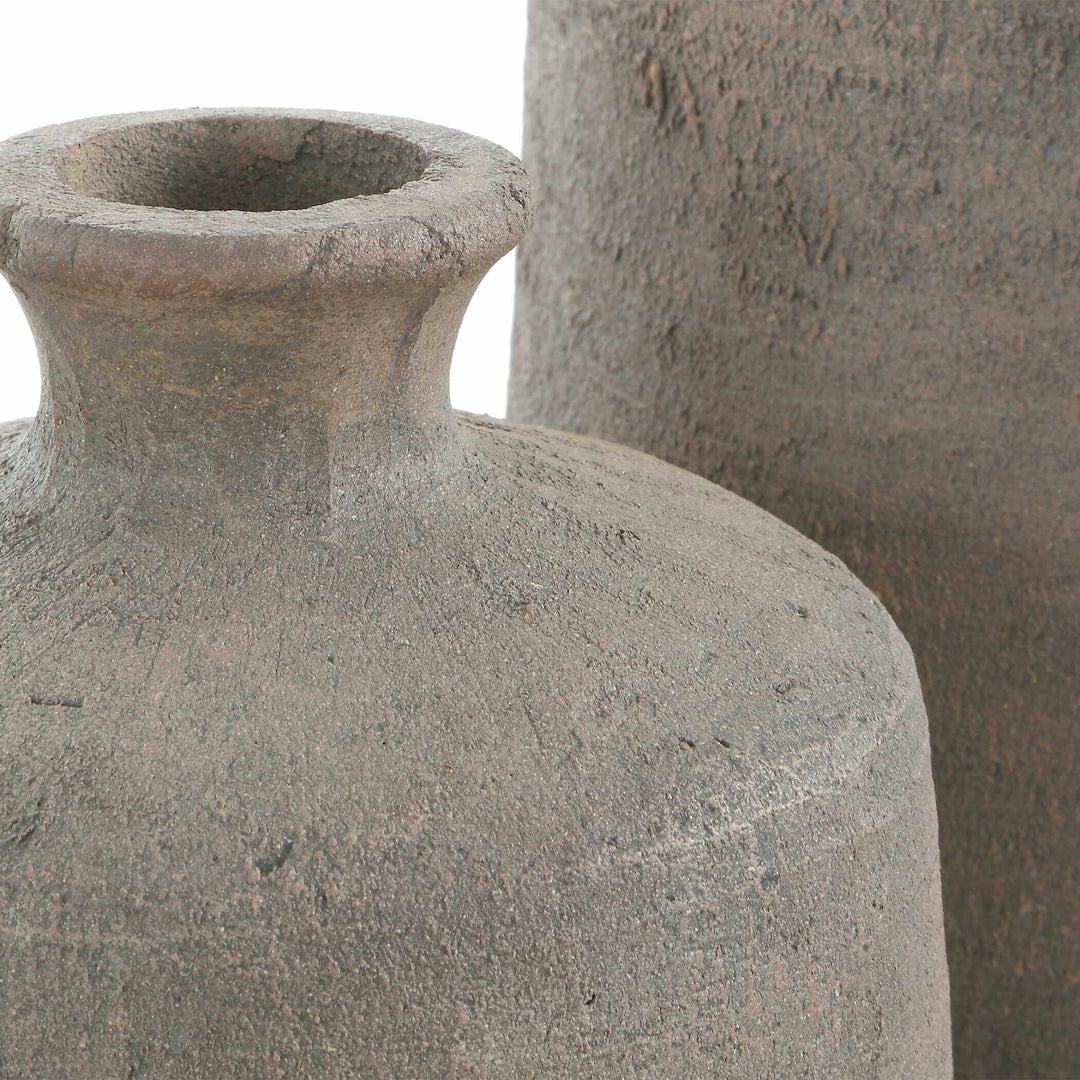 Terrene Clay Set of 2 Vases