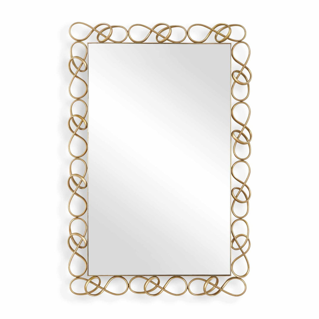 Twist It Antique Brass Mirror
