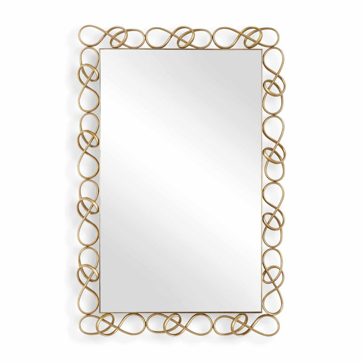 Twist It Antique Brass Mirror