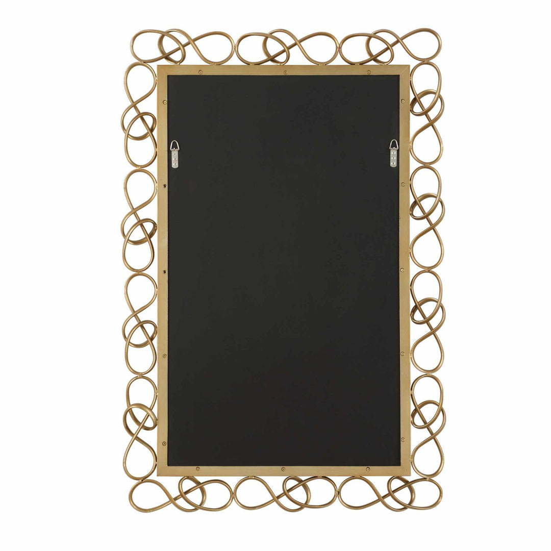 Twist It Antique Brass Mirror