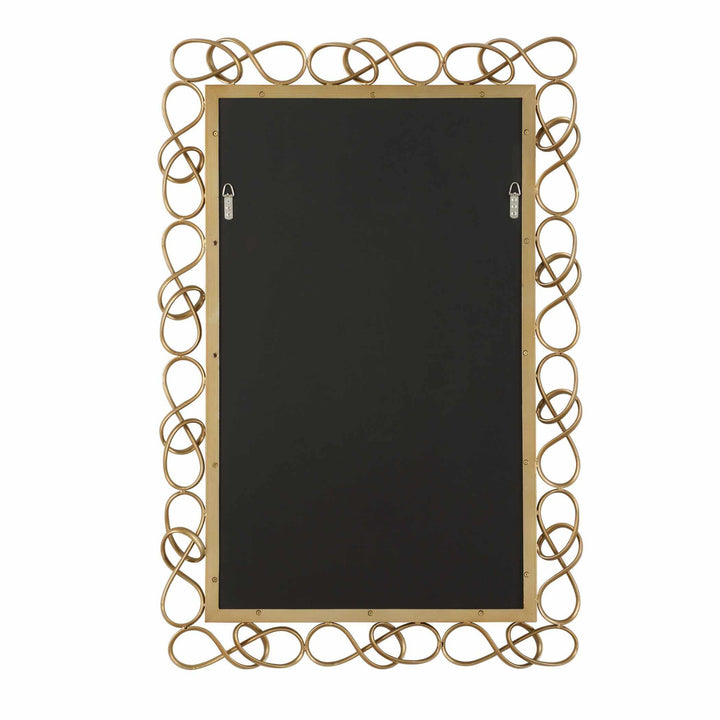 Twist It Antique Brass Mirror