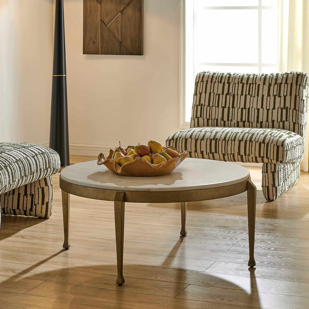 Tylan Round Marble Coffee Table