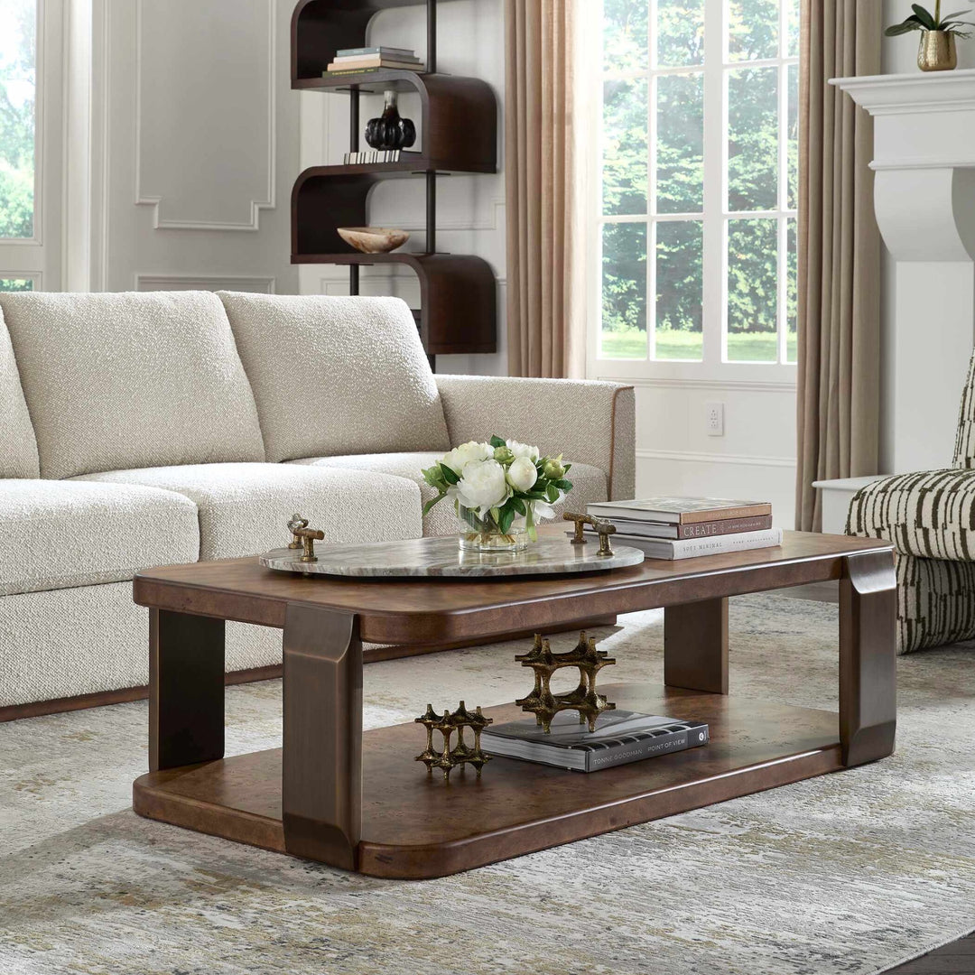 Vance Mappa Burl Coffee Table