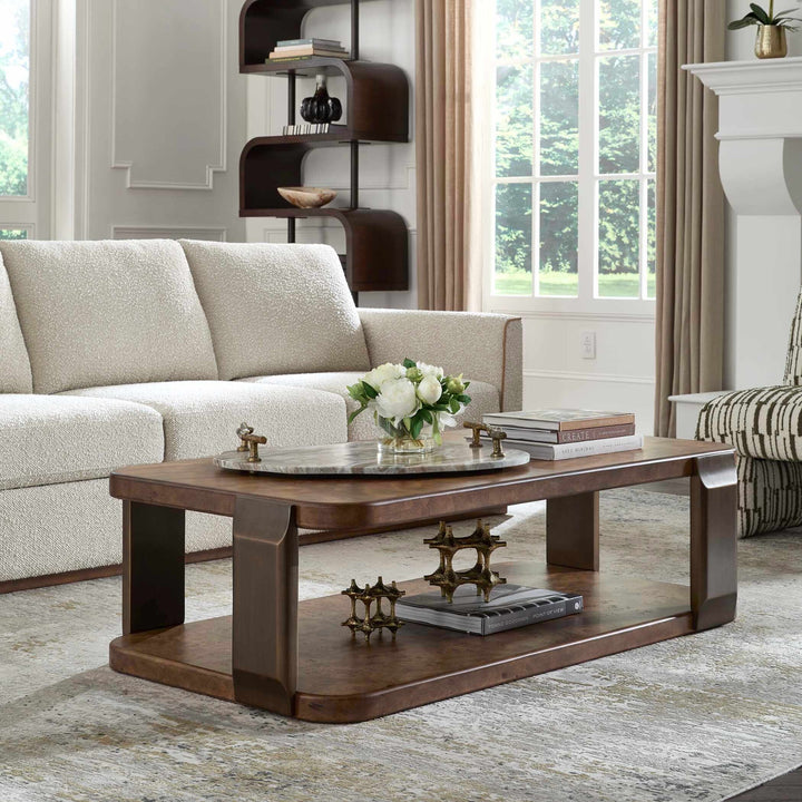 Vance Mappa Burl Coffee Table