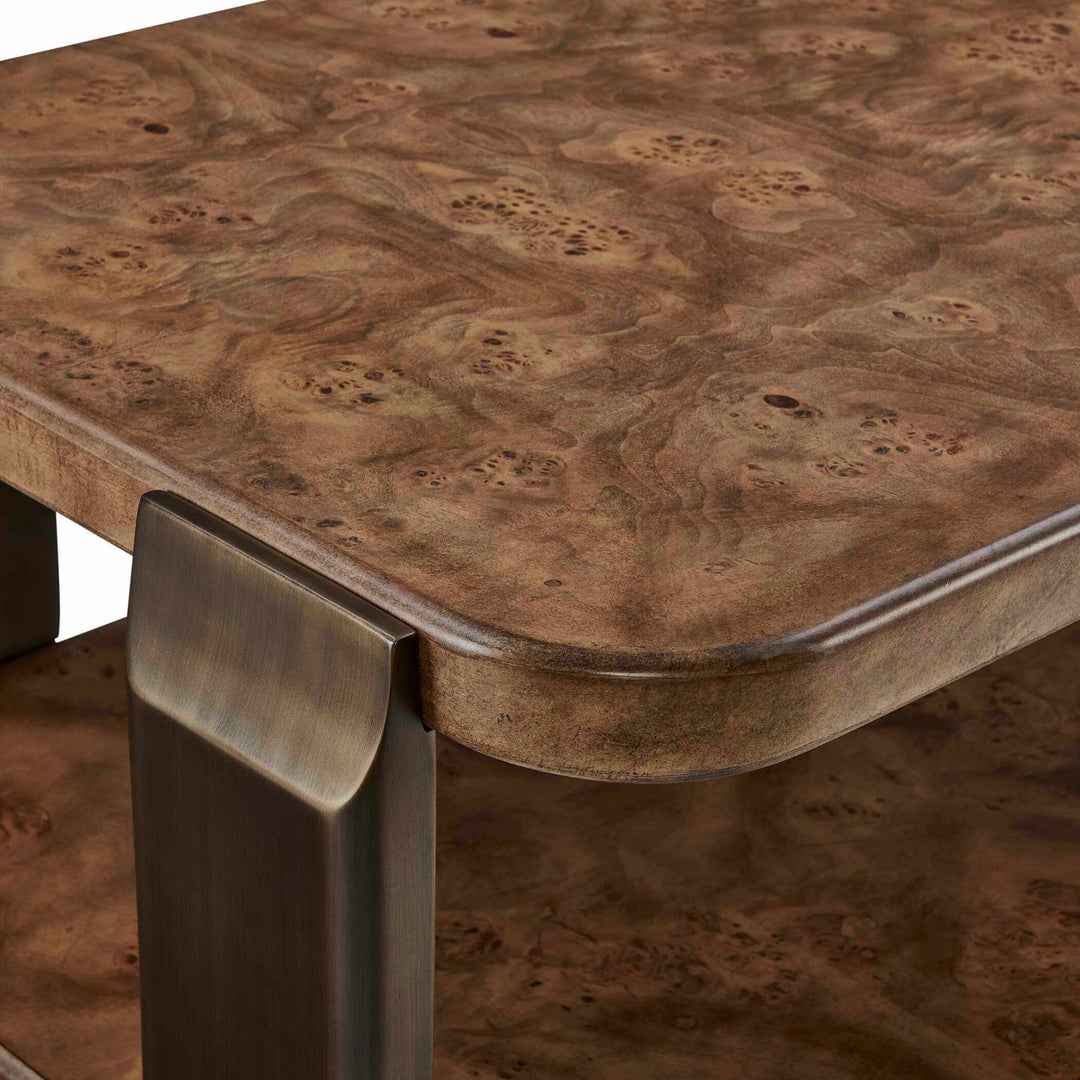 Vance Mappa Burl Coffee Table