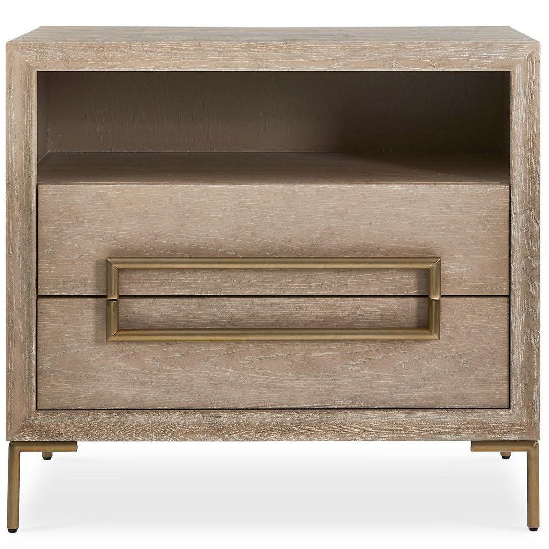 Alessia Modern Side Table - Light Oak