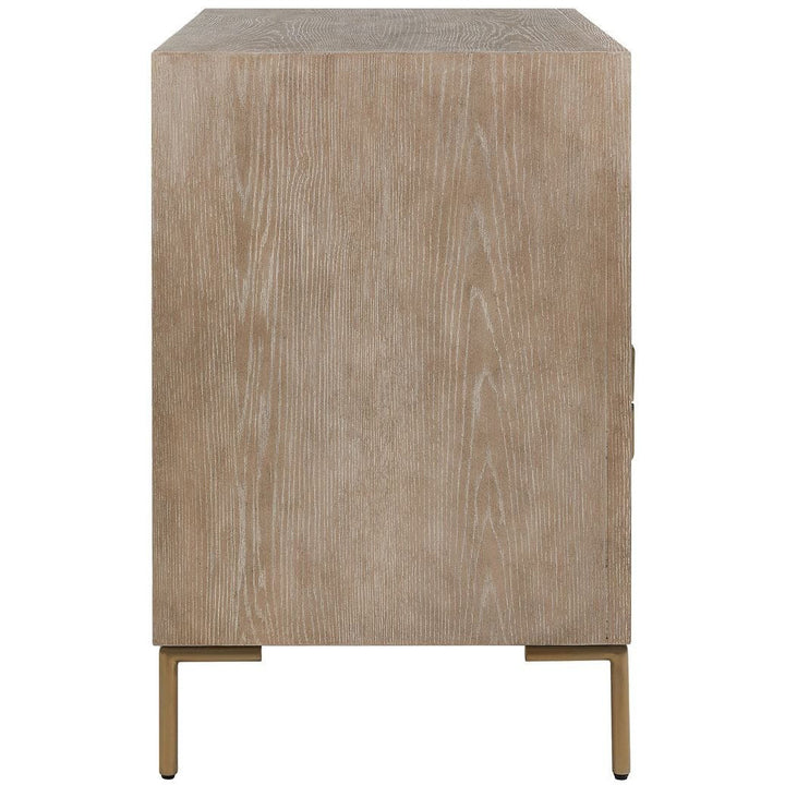 Alessia Modern Side Table - Light Oak