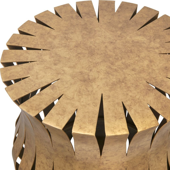Arida Accent Table - Aged Gold