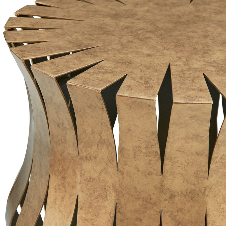 Arida Accent Table - Aged Gold