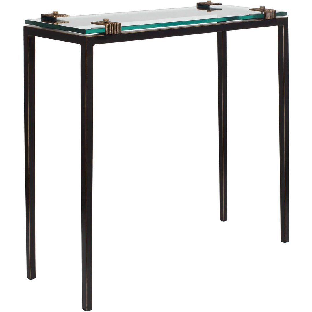 Averona Glass Top Side Table
