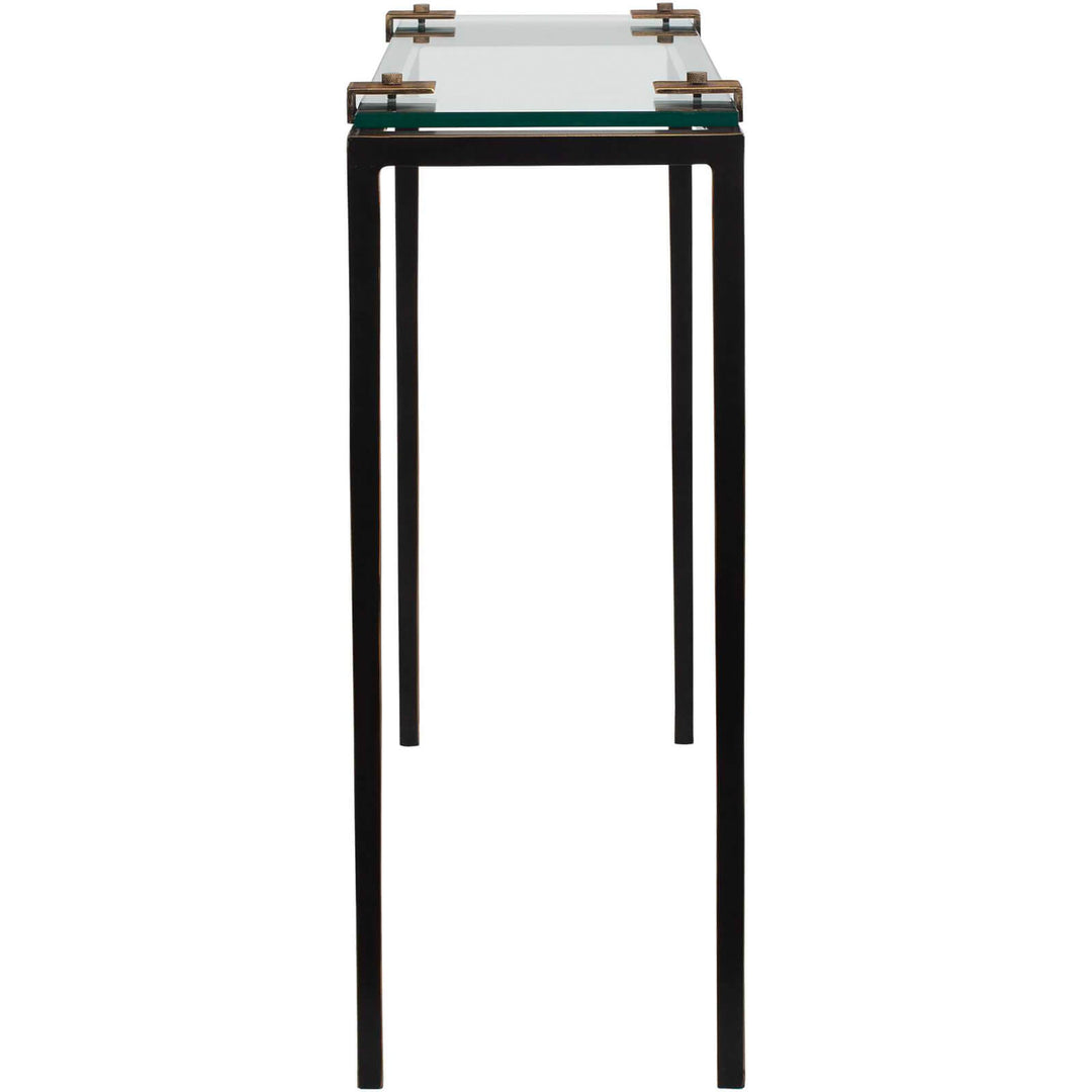 Averona Glass Top Side Table