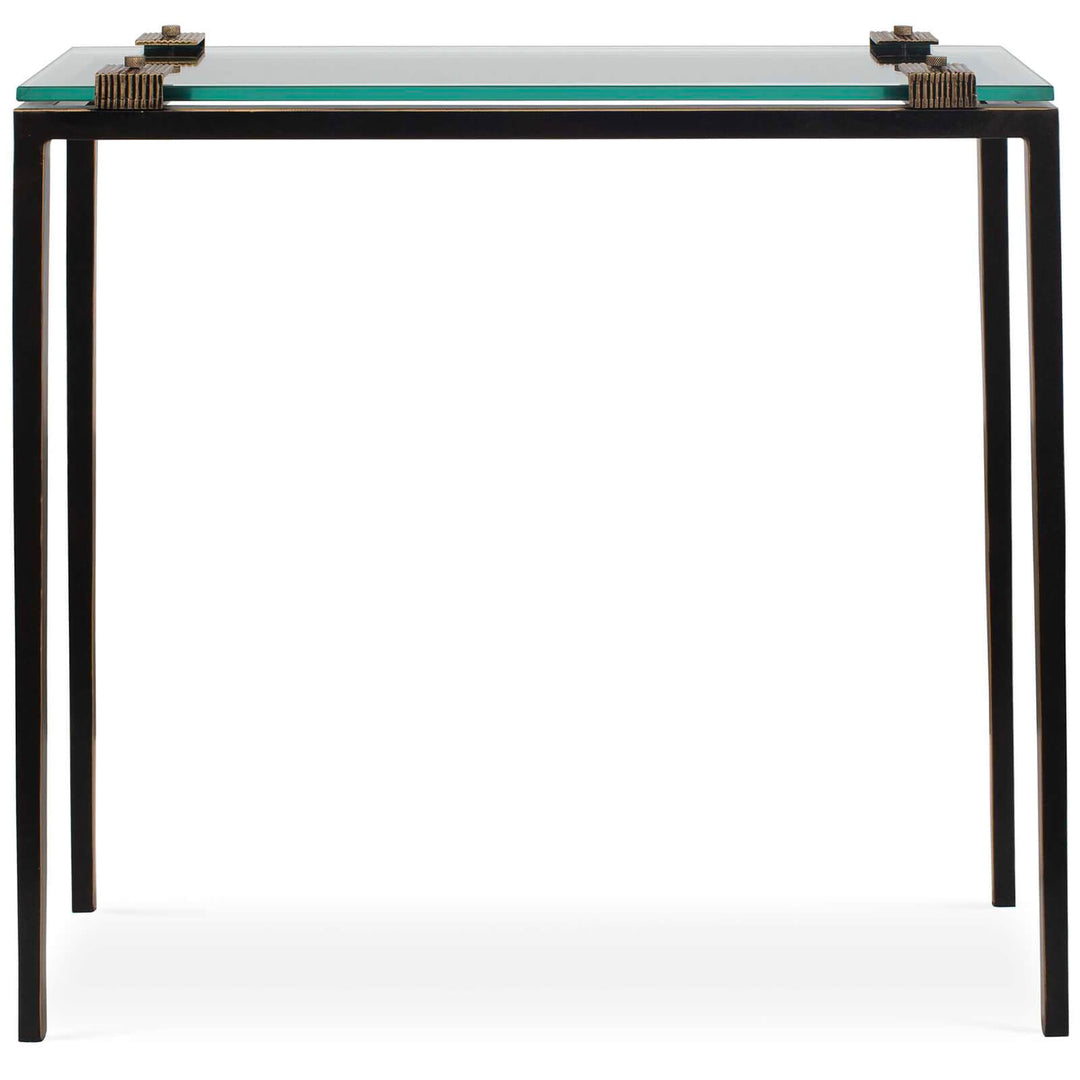 Averona Glass Top Side Table