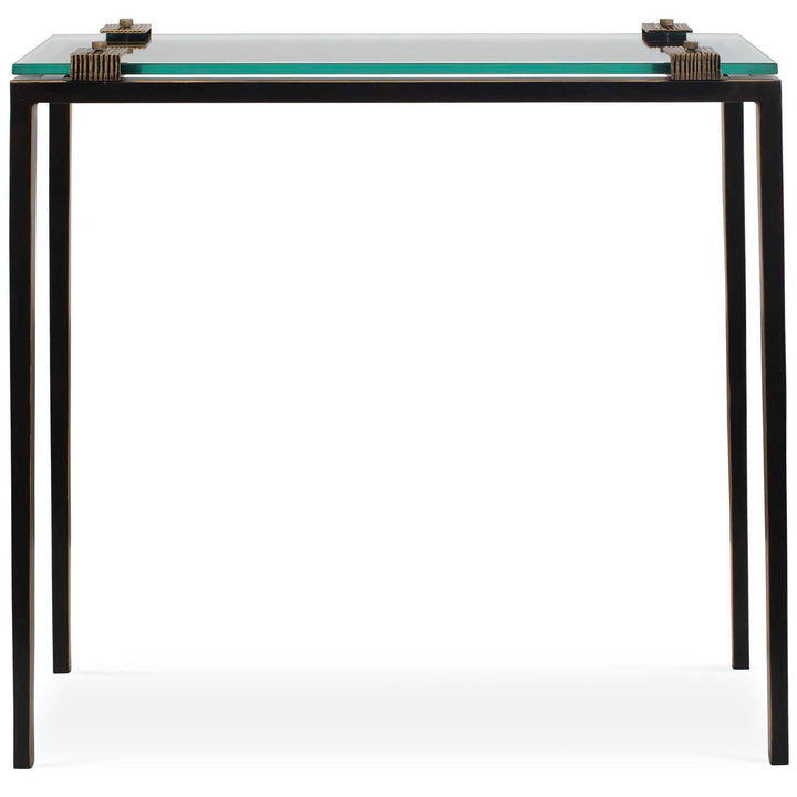 Averona Glass Top Side Table