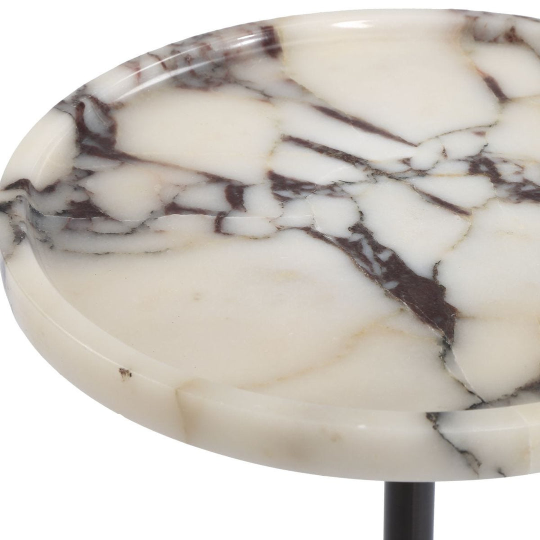 Brunson Drink Table - White Marble