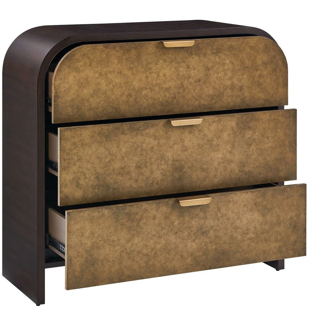 Byrams 3 Drawer Chest - Oak