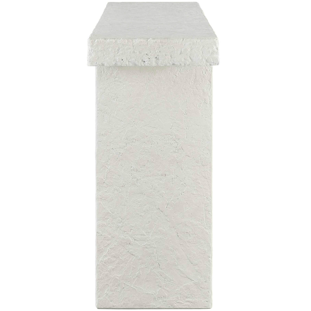 Hagan Indoor Outdoor Console Table - Limestone