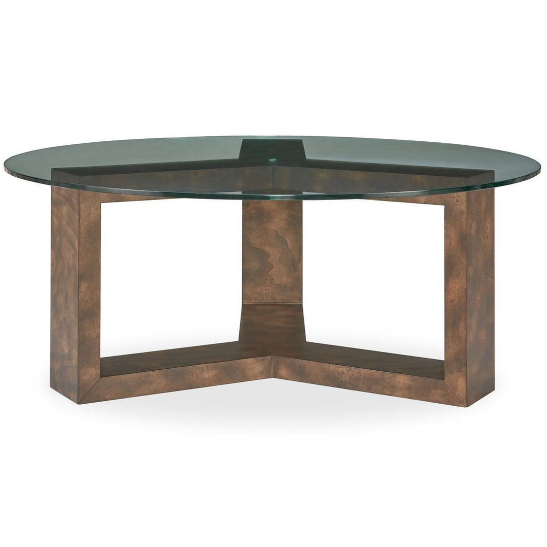 Ignis Round Coffee Table - Glass