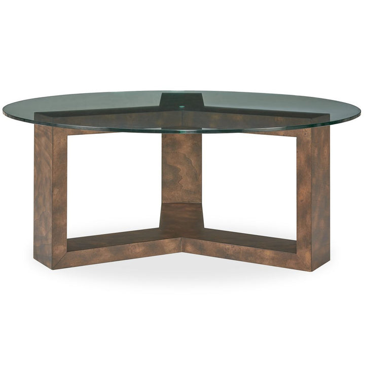 Ignis Round Coffee Table - Glass