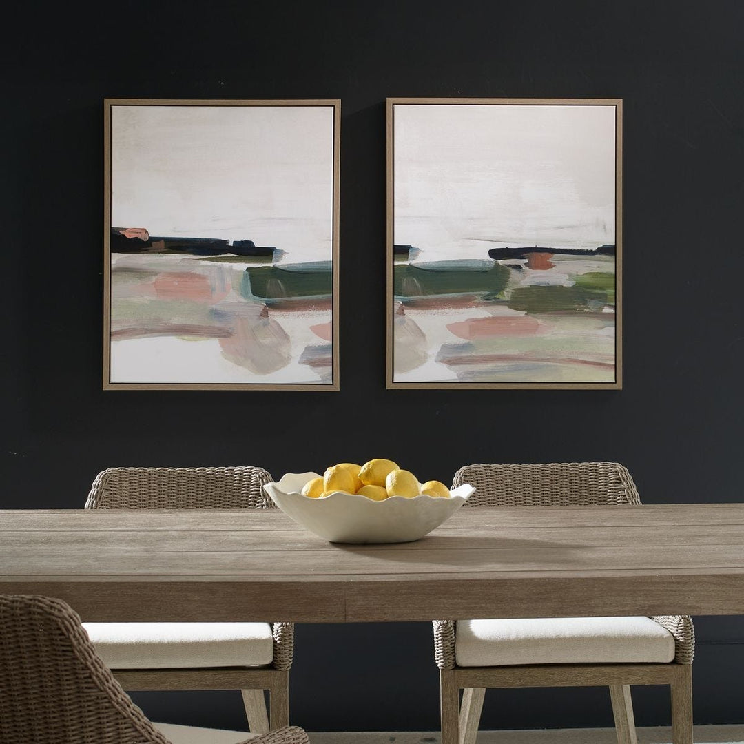 Just Peaking Set of 2 Framed Abstract Prints