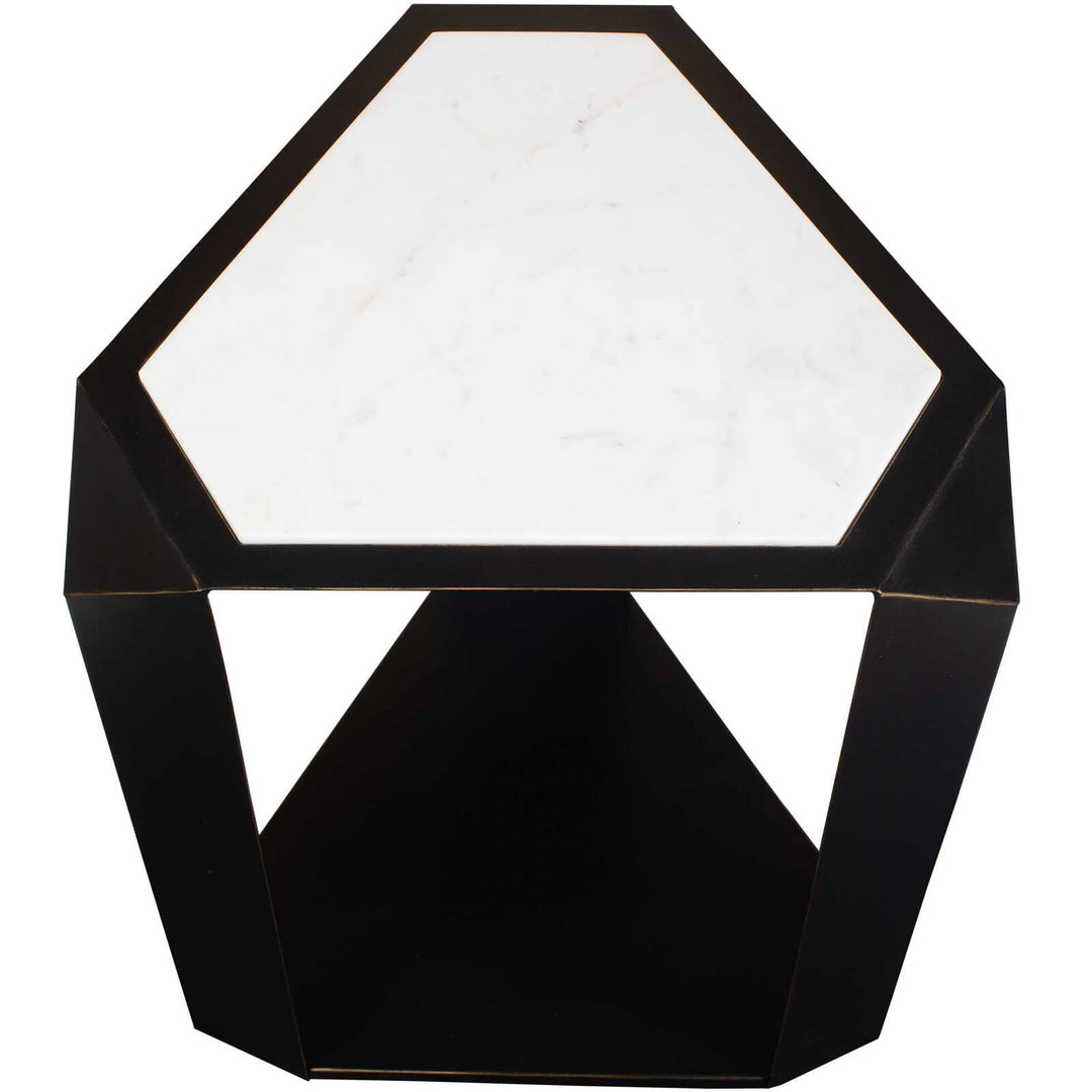 Keenan Geometric Side Table