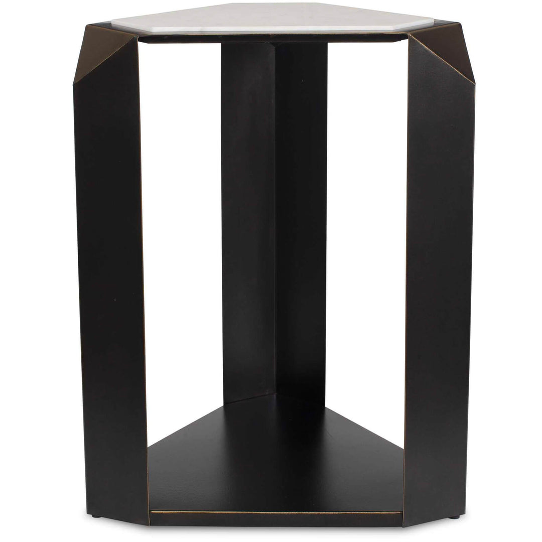 Keenan Geometric Side Table
