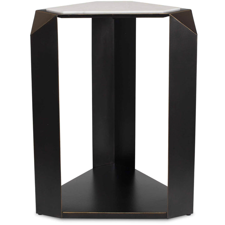 Keenan Geometric Side Table