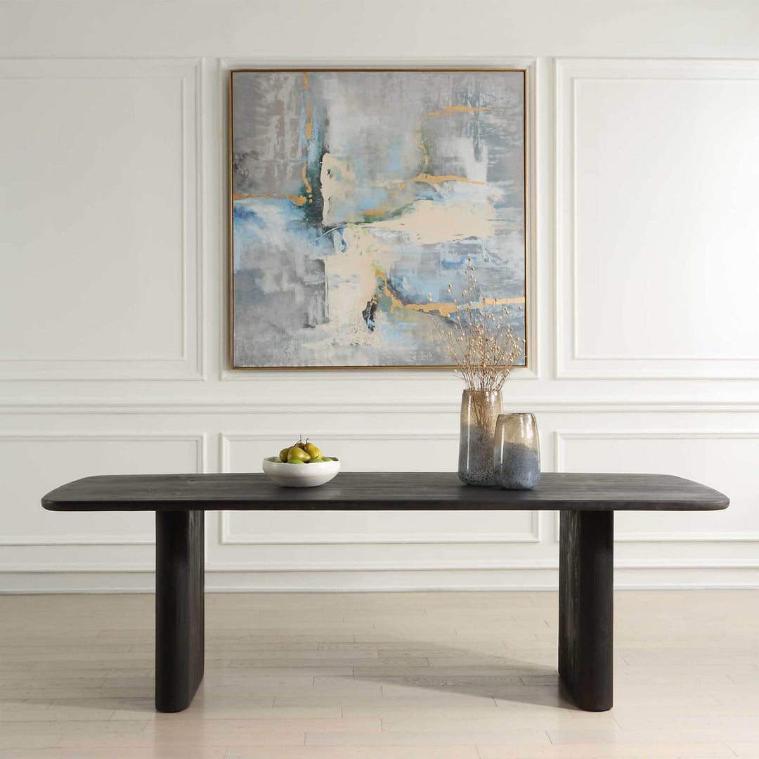 Kirin Reclaimed Fir Dining Table - Black