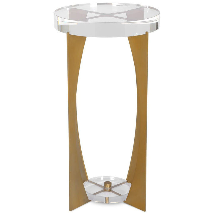 Kolkata Accent Table - Brass