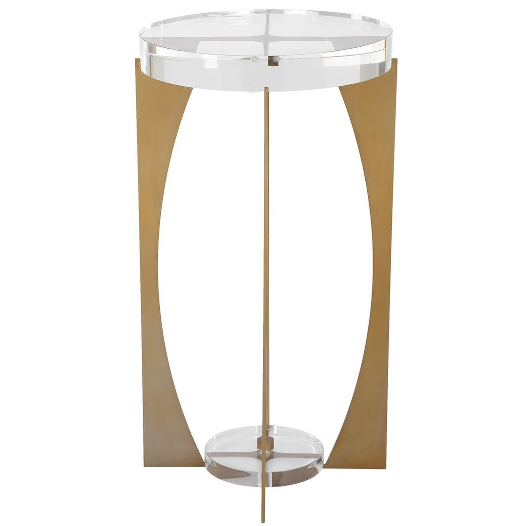 Kolkata Accent Table - Brass